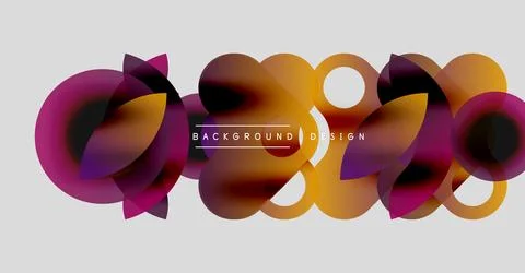Abstract shapes, vibrant colors, dynamic composition. Modern design elements Stock Illustration