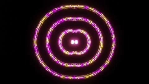 Abstract Shapes VJ Loop Animation Background 4K Stock Footage 221164471