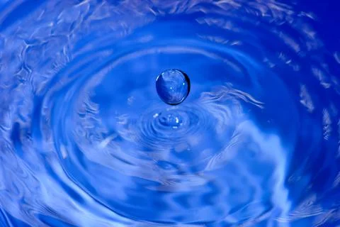 Abstract shapes of water. Image for a background made of water. Stock Photos
