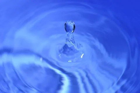 Abstract shapes of water. Image for a background made of water. Stock Photos