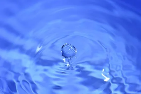 Abstract shapes of water. Image for a background made of water. Stock Photos