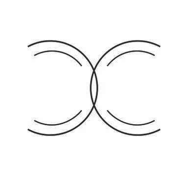 Abstract shapes on white Stock Illustration