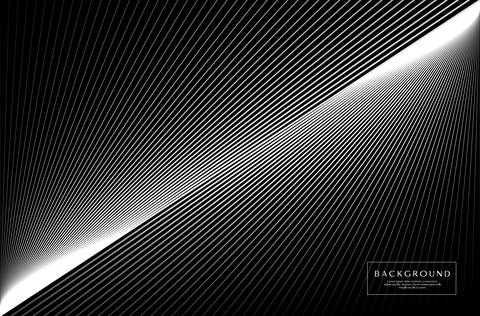 Abstract sharp blend line background design. Modern technology lines vector. Stock Illustration