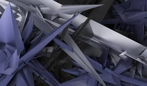 Abstract Sharp Cristal Shape Background Illustrazione stock