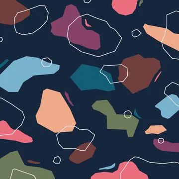 Abstract sharp line pattern of free shape element geometric decoration. 스톡 일러스트