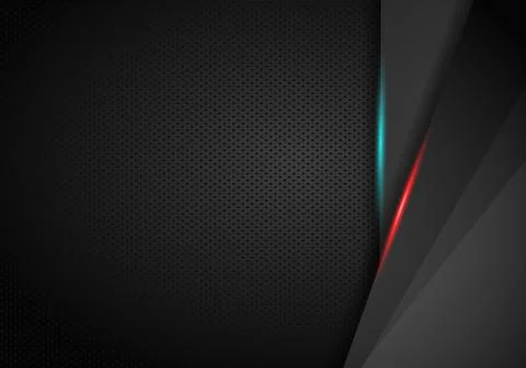 Abstract sharp metallic frame red black sports gamer concept background layou 스톡 일러스트