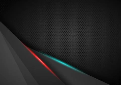 Abstract sharp metallic frame red black sports gamer concept background layou 스톡 일러스트