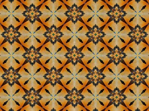 Abstract Sharp Star Pattern from Python Snake Scales Stock Illustration