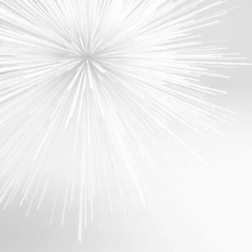 Abstract sharp white explosion 3 d object 스톡 일러스트