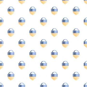 Abstract shield pattern creating a repeating texture design Stock Illustration