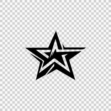 Abstract Shield Star Logo Design Stock Illustration