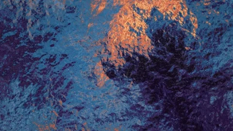 Abstract shifting background with blue and copper metallic grunge texture Stock Footage 332069893