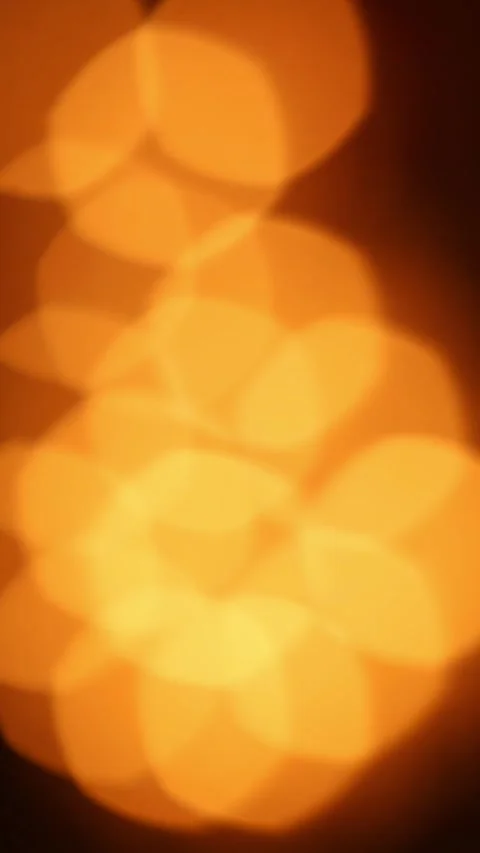 Abstract shifting warm bokeh light pattern Stock Footage 323924811