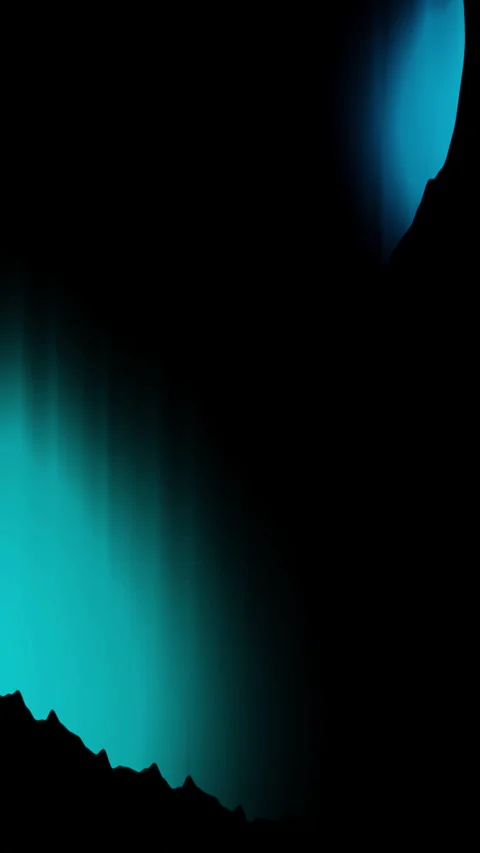 Abstract Shimmering Blue Aurora Light Leaks Background Vídeo Stock 344833796