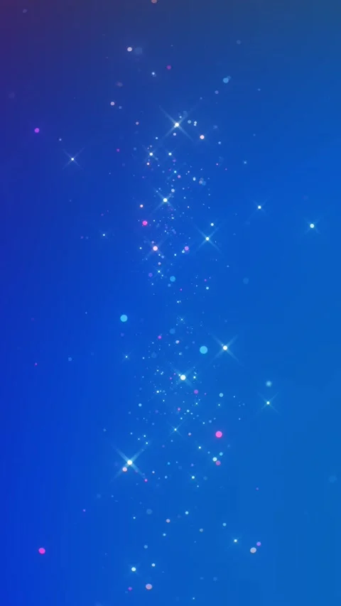 Abstract shimmering blue background, scattered sparkling stars  스톡 동영상 289312487