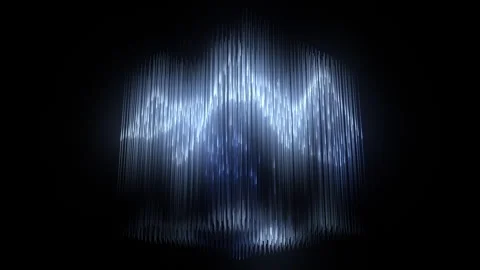Abstract Shimmering Light Cube Stock Footage 279411303