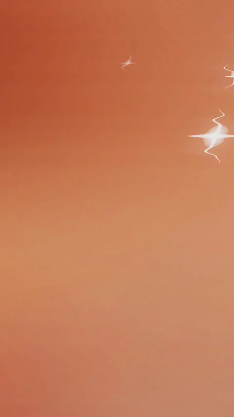Abstract Shimmering Orange Water Surface Background Видео 344833803