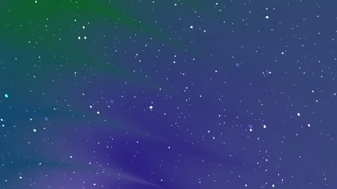 Abstract shimmering particles with blue and green cosmic gradient backgroun.. Stock Footage 335945799