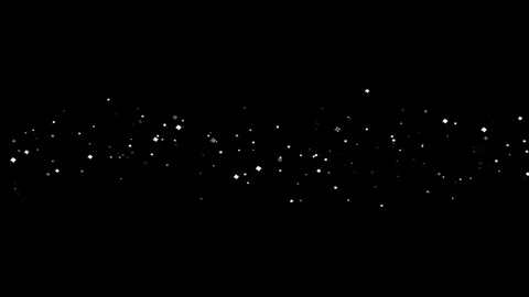 Abstract shimmering particles drift across a dark background creating elega.. Stock Footage 345602301