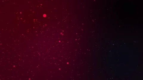 Abstract shimmering particles floating in dark gradient background Stock Footage 340436392