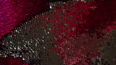 Abstract Shimmering Sequins Surface Resembling a Glittering Landscape Stock Footage 330520536