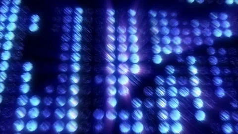 Abstract shining blue dot pattern. A mesmerizing abstract background Stock Footage 287919347
