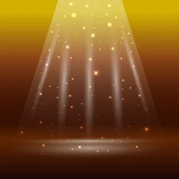 Abstract shining clear space for your product with stars and sparkles Stock Illustration
