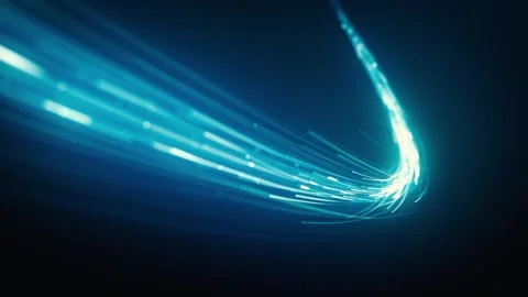 Abstract Shining Digital Light Particles Background 库存影片 330538300