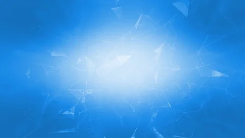 Abstract shining light with glass triangle shapes background Vídeos de archivo 129382096