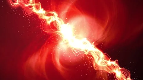 Abstract Shining Lights Waves Glowing And Sparkling Stock Footage 185753271