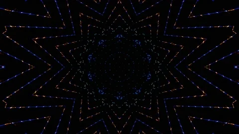 Abstract with shining lines abstract background, mandala, 4k seamless loops 스톡 동영상 207726724