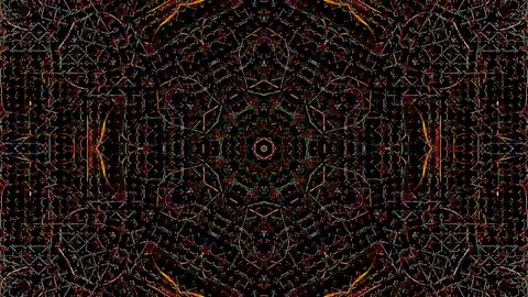 Abstract with shining lines abstract background, mandala, 4k seamless loops Video stock 213912928