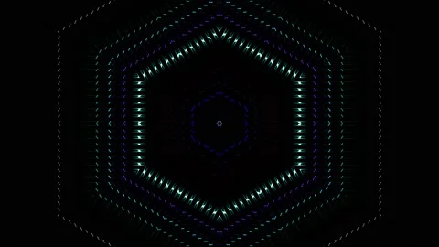 Abstract with shining lines abstract background, mandala, 4k seamless loops 스톡 동영상 218614242