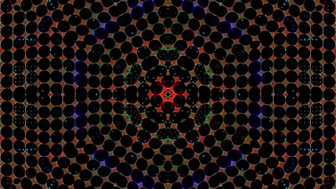 Abstract with shining lines abstract background, mandala, 4k seamless loops Stock Footage 219337375