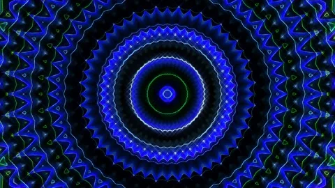 Abstract with shining lines abstract background, mandala, 4k seamless loops Stock-Footage 219887230