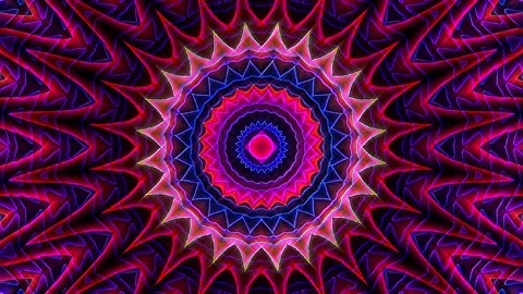 Abstract with shining lines abstract background, mandala, 4k seamless loops Stock Footage 219887787