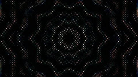 Abstract with shining lines abstract background, mandala, 4k seamless loops Video stock 223149125