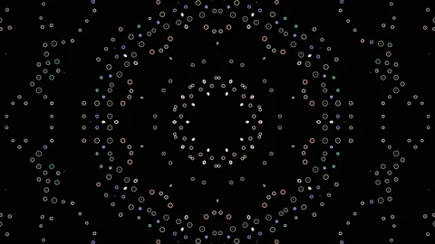 Abstract with shining lines abstract background, mandala, 4k seamless loops 스톡 동영상 224643406