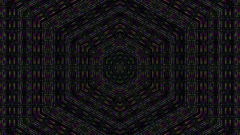 Abstract with shining lines abstract background, mandala, 4k seamless loops Video stock 225259828