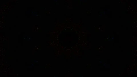 Abstract with shining lines abstract background, mandala, 4k seamless loops Stock Footage 229106013