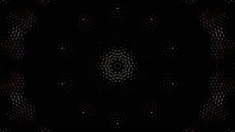 Abstract with shining lines abstract background, mandala, 4k seamless loops Stock-Footage 230011325