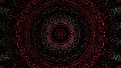 Abstract with shining lines abstract background, mandala, 4k seamless loops Stock Footage 250148699