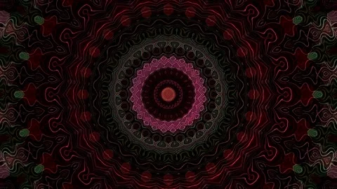 Abstract with shining lines abstract background, mandala, 4k seamless loops Stock Footage 250148882