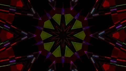 Abstract with shining lines abstract background, mandala, 4k seamless loops Stock Footage 250680887