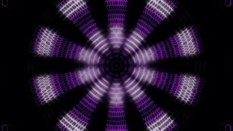 Abstract with shining lines abstract background, mandala, 4k seamless loops Stock Footage 252117226