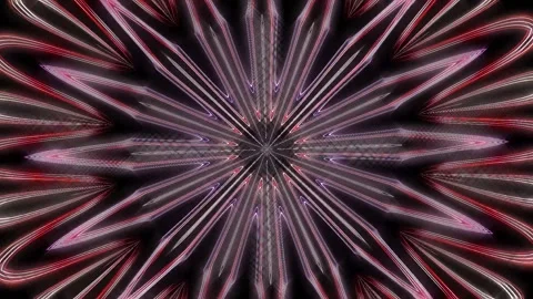 Abstract with shining lines abstract background, mandala, 4k seamless loops Video stock 252411757