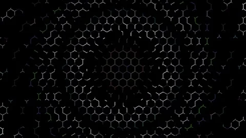 Abstract with shining lines abstract background, mandala, 4k seamless loops Stock Footage 255526362