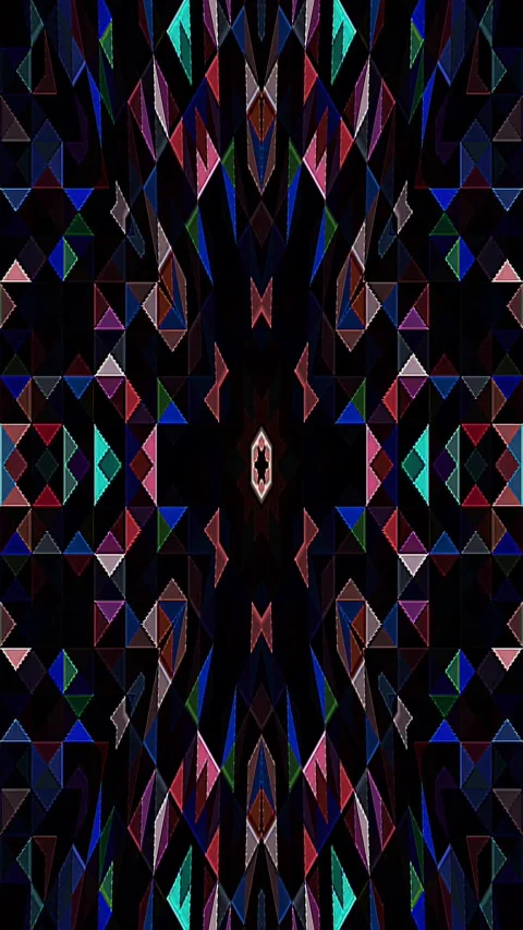 Abstract with shining lines abstract background, mandala, 4k seamless loops Video stock 293168863