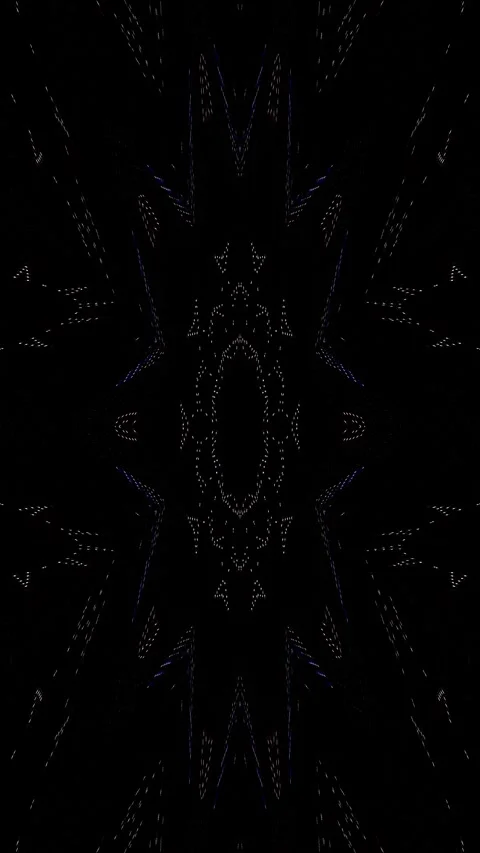 Abstract with shining lines abstract background, mandala, 4k seamless loops Video stock 293213204