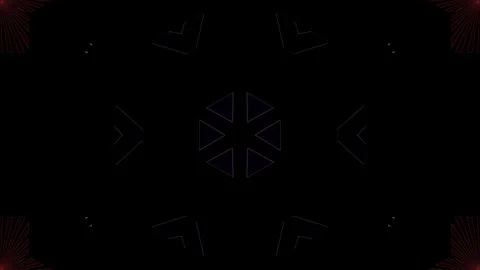 Abstract with shining lines abstract background, mandala, 4k seamless loops Stock-Footage 307035611